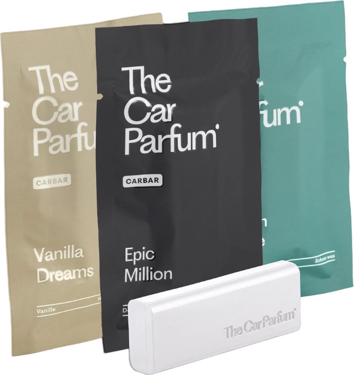 The Car Parfum Luxe Auto Aroma Set met Drie Essentiële Geuren