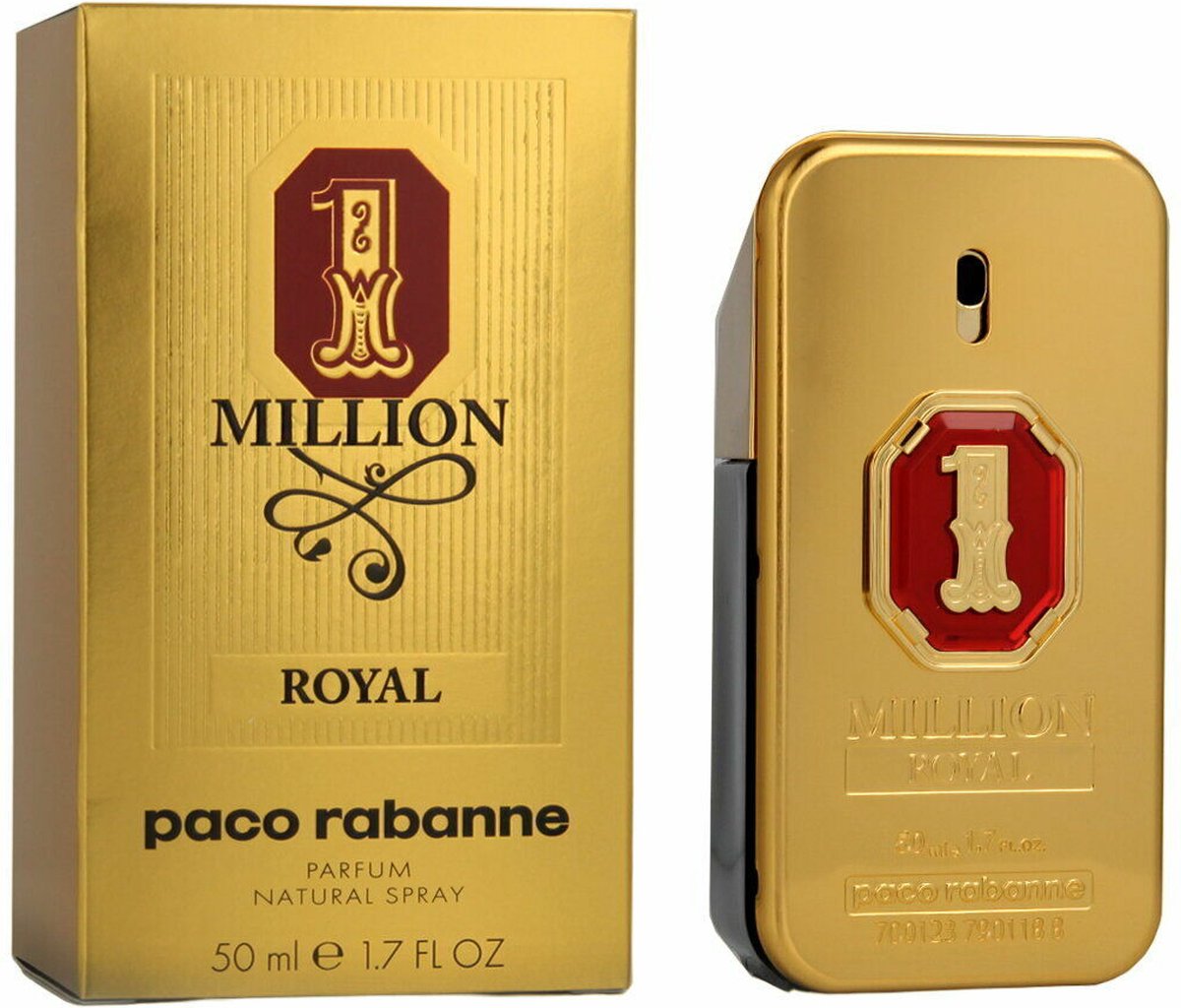 Paco Rabanne 1 Million Elegant Gold Eau de Toilette voor de Avontuurlijke Man