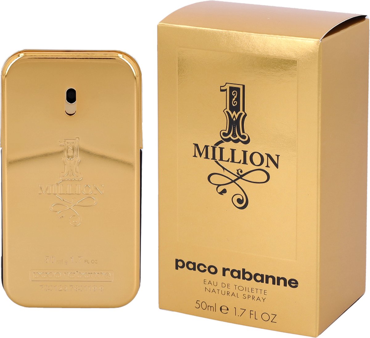 Paco Rabanne 1 Million Elegant Gold Eau de Toilette voor de Avontuurlijke Man