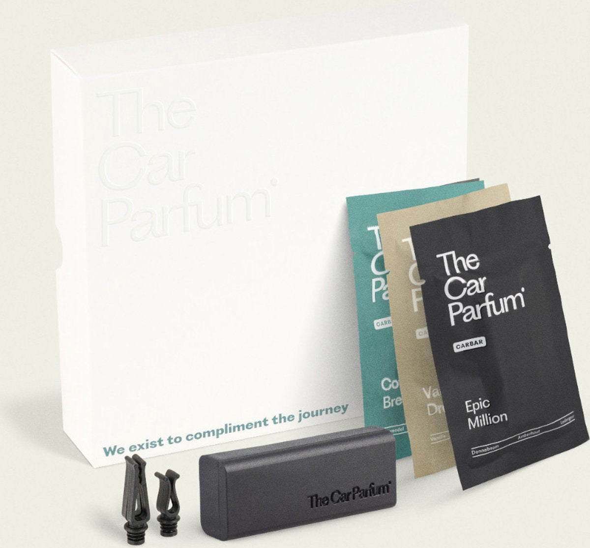 The Car Parfum Luxe Auto Aroma Set met Drie Essentiële Geuren
