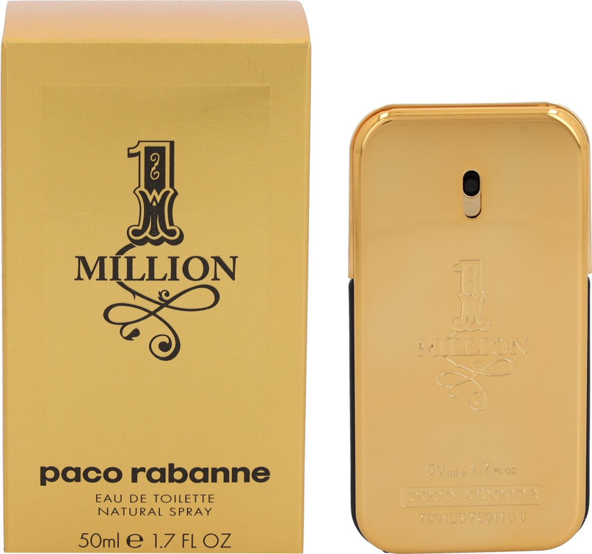 Paco Rabanne 1 Million Elegant Gold Eau de Toilette voor de Avontuurlijke Man