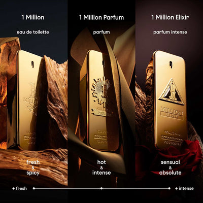 Paco Rabanne 1 Million Elegant Gold Eau de Toilette voor de Avontuurlijke Man