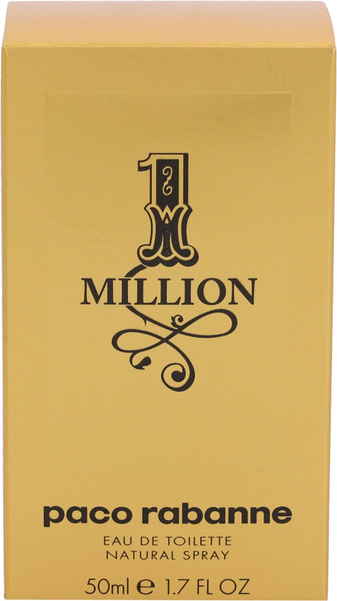 Paco Rabanne 1 Million Elegant Gold Eau de Toilette voor de Avontuurlijke Man
