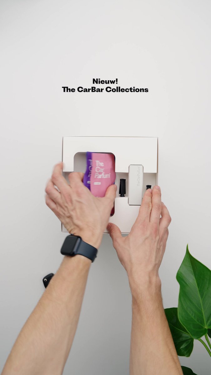 The Car Parfum Luxe Auto Aroma Set met Drie Essentiële Geuren