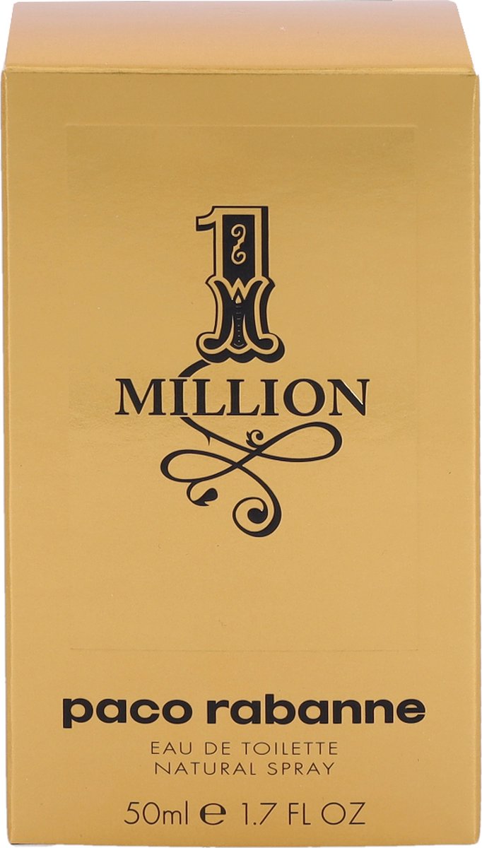 Paco Rabanne 1 Million Elegant Gold Eau de Toilette voor de Avontuurlijke Man