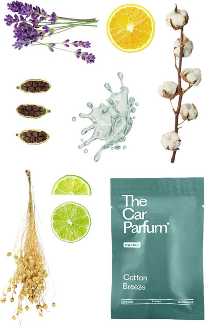 The Car Parfum Luxe Auto Aroma Set met Drie Essentiële Geuren