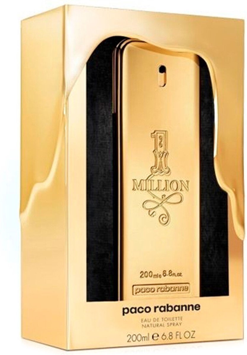 Paco Rabanne 1 Million Elegant Gold Eau de Toilette voor de Avontuurlijke Man