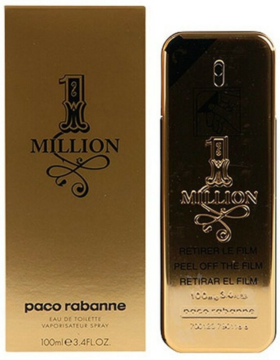Paco Rabanne 1 Million Elegant Gold Eau de Toilette voor de Avontuurlijke Man